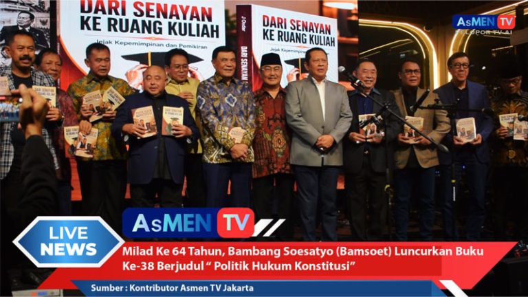 Eksklusif: Milad Ke 64 Tahun, Bambang Soesatyo Luncurkan Buku Berjudul “Politik Hukum Konstitusi”